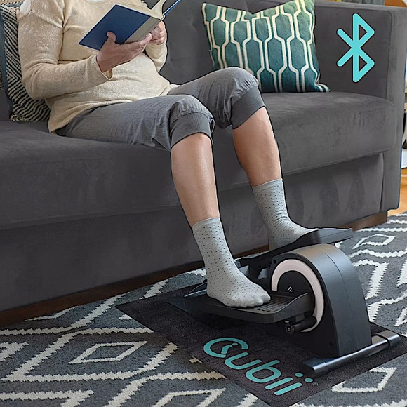 Cubii JR1+ Compact Seated Elliptical With Bluetooth & Gripii Mat - Picture 4 of 4